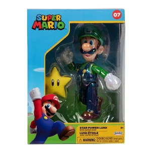 figura de star luigi con estrella