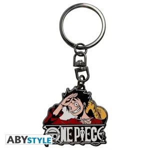 llavero luffy one piece de metal