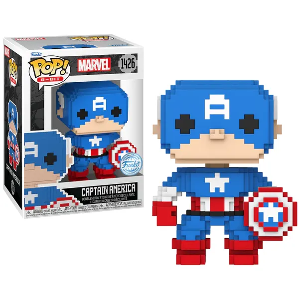 funko pop capitan america 8-bit 1426